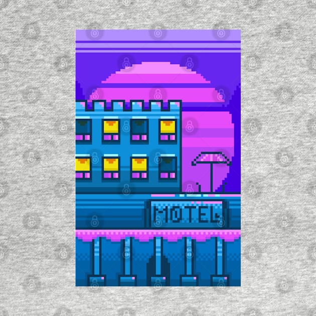 Motel Pixel Synthwave by BLUESIDE